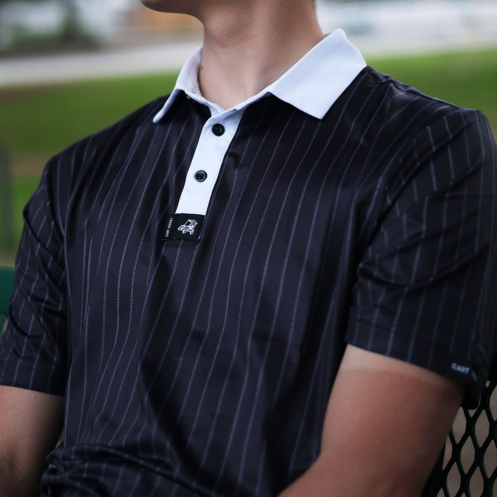 The Pinstripe Graphic Polo