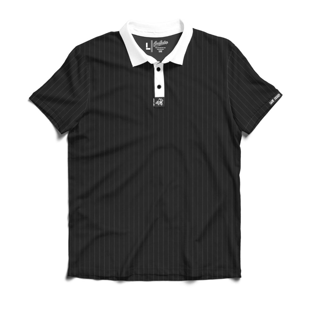 The Pinstripe Graphic Polo