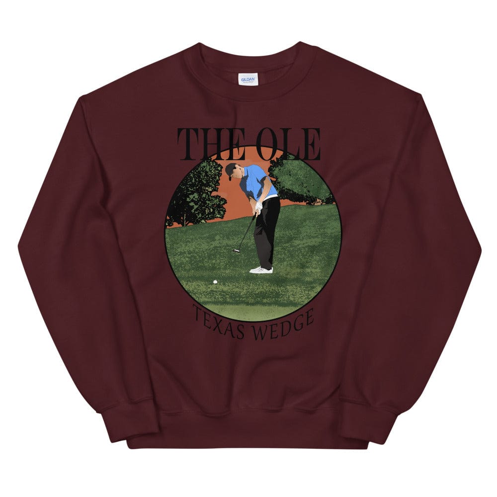 Maroon Texas Wedge Pullover