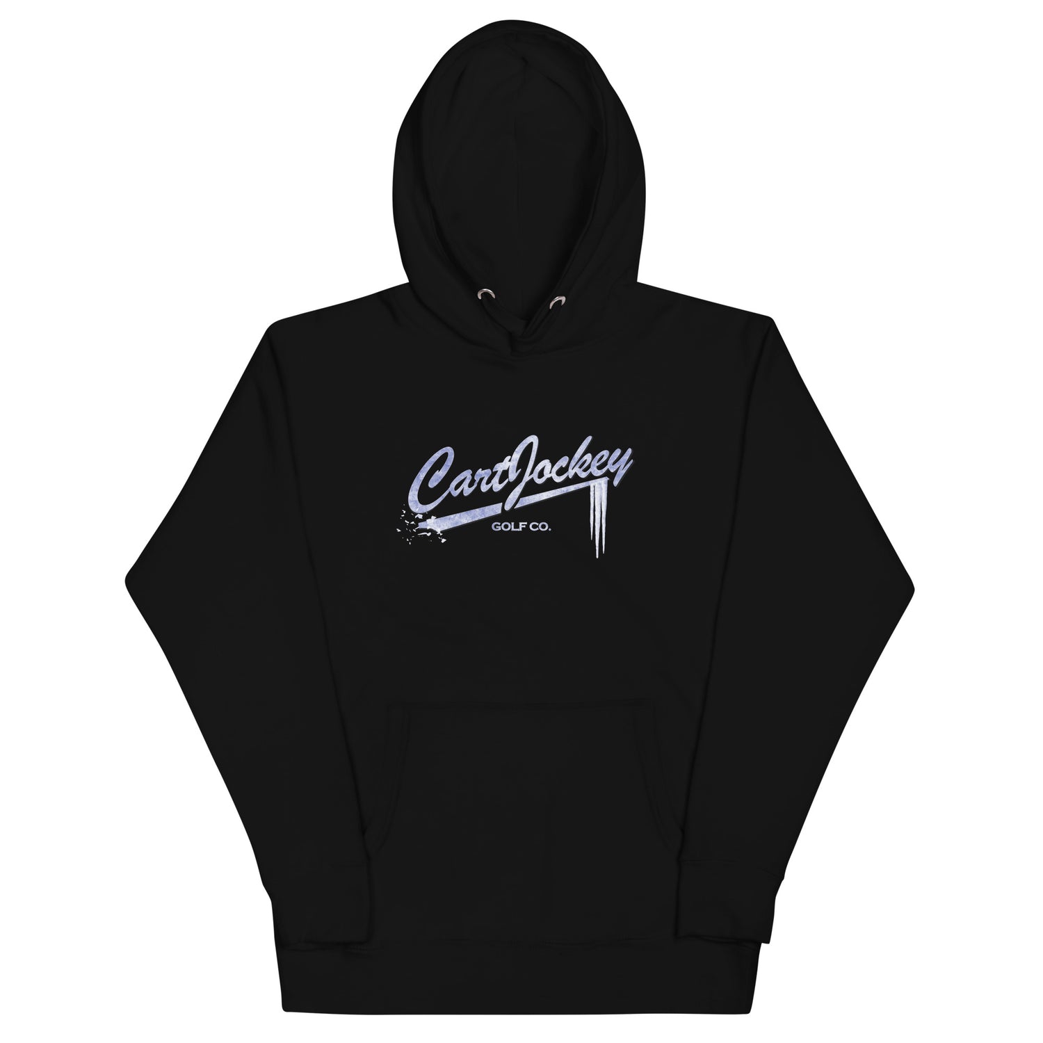 a Frost Hoodie with the word 'crowdrock' on it. (Cart Jockey Golf)