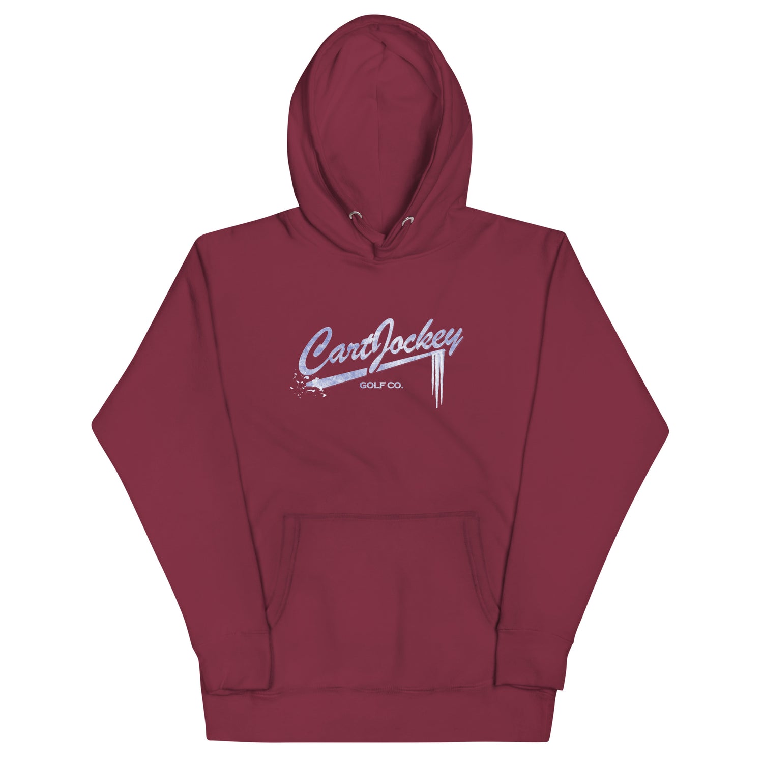 a Frost Hoodie by Cart Jockey Golf with the word 'crowdrocking' on it.