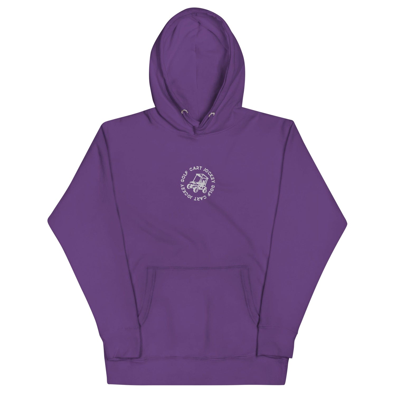 Purple Jockey Embroidered Hoodie